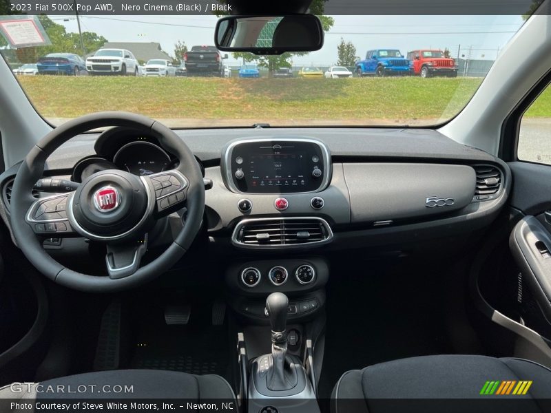 Dashboard of 2023 500X Pop AWD
