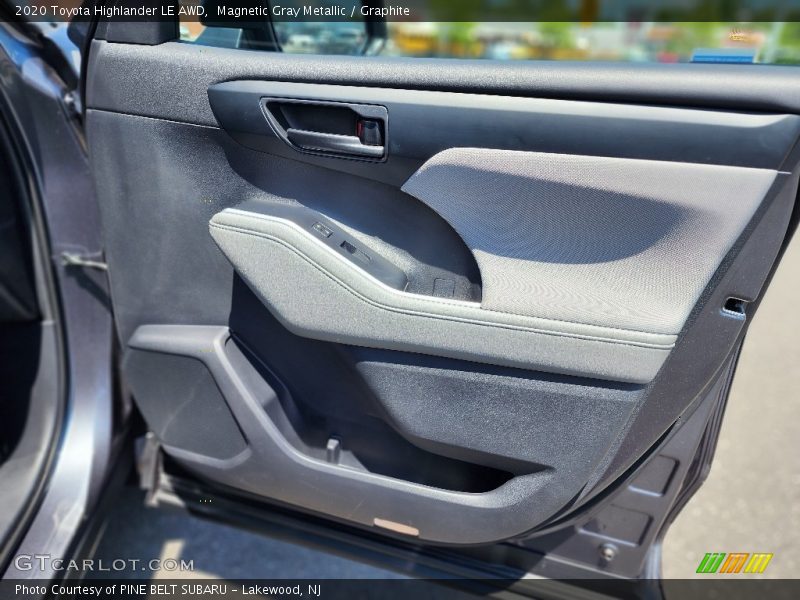 Door Panel of 2020 Highlander LE AWD