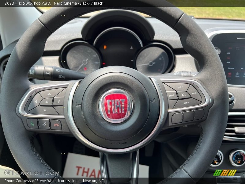  2023 500X Pop AWD Steering Wheel