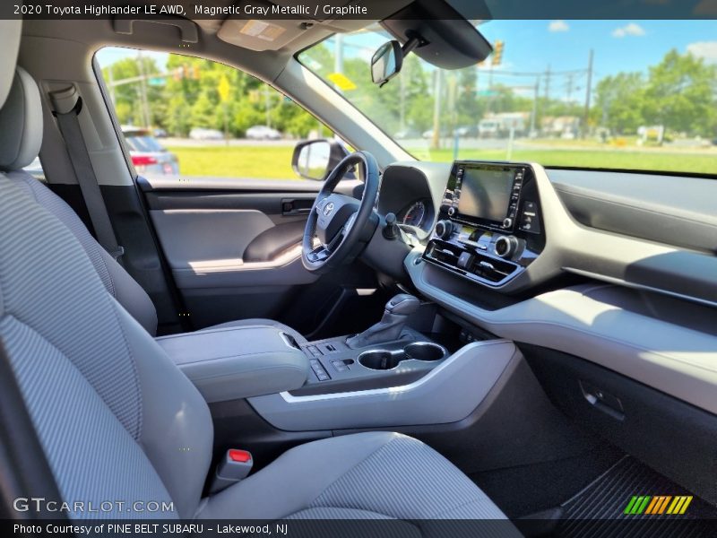 Front Seat of 2020 Highlander LE AWD