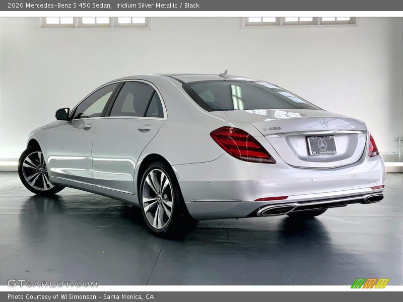Iridium Silver Metallic / Black 2020 Mercedes-Benz S 450 Sedan
