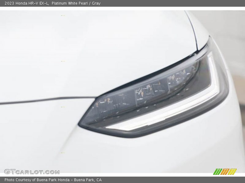 Platinum White Pearl / Gray 2023 Honda HR-V EX-L