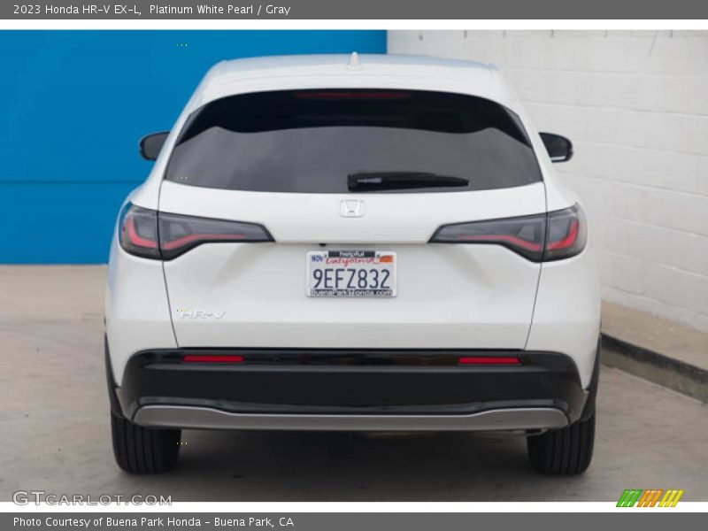 Platinum White Pearl / Gray 2023 Honda HR-V EX-L
