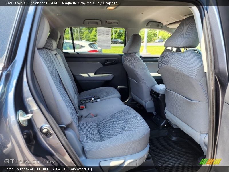 Rear Seat of 2020 Highlander LE AWD