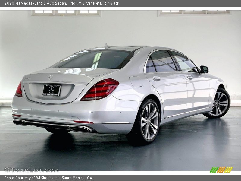 Iridium Silver Metallic / Black 2020 Mercedes-Benz S 450 Sedan