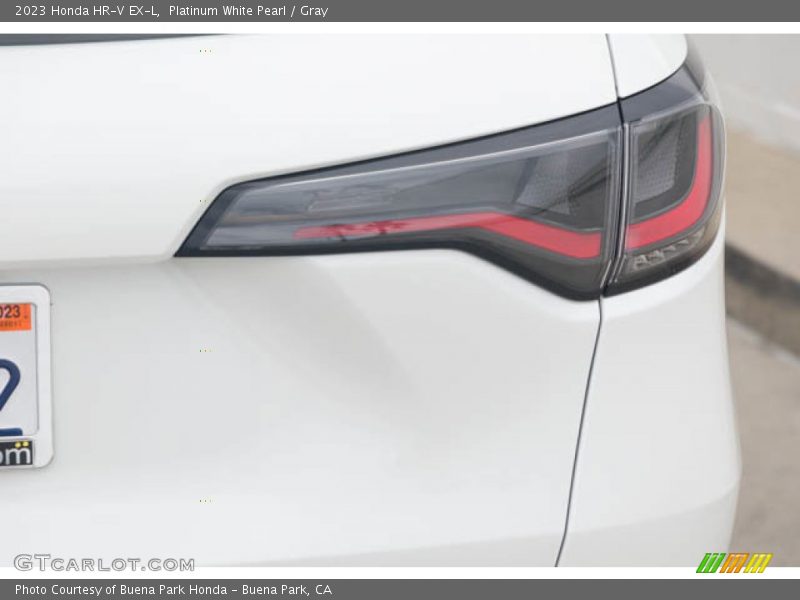 Platinum White Pearl / Gray 2023 Honda HR-V EX-L