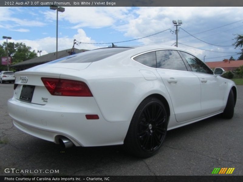 Ibis White / Velvet Beige 2012 Audi A7 3.0T quattro Premium