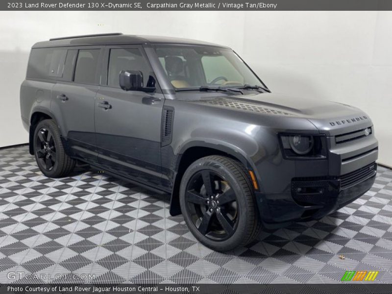 Carpathian Gray Metallic / Vintage Tan/Ebony 2023 Land Rover Defender 130 X-Dynamic SE
