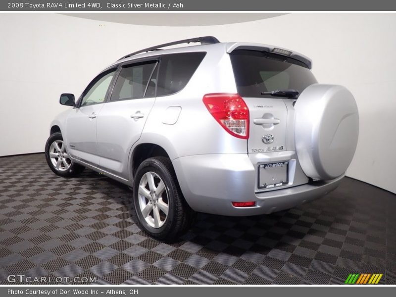 Classic Silver Metallic / Ash 2008 Toyota RAV4 Limited 4WD