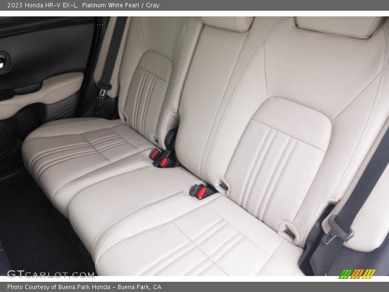 Platinum White Pearl / Gray 2023 Honda HR-V EX-L