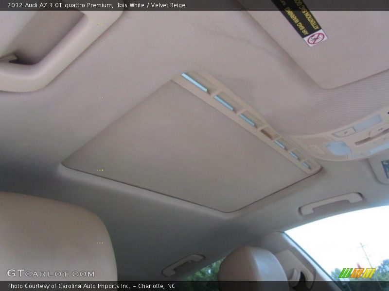 Ibis White / Velvet Beige 2012 Audi A7 3.0T quattro Premium