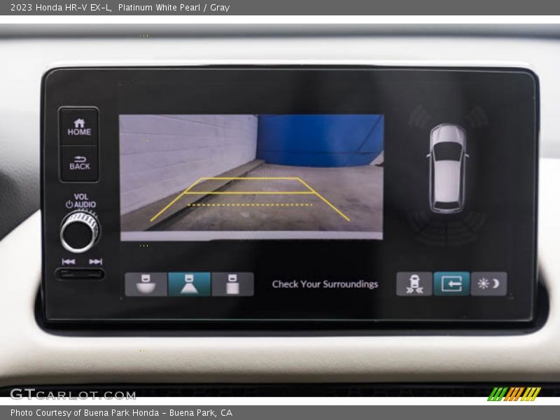 Platinum White Pearl / Gray 2023 Honda HR-V EX-L
