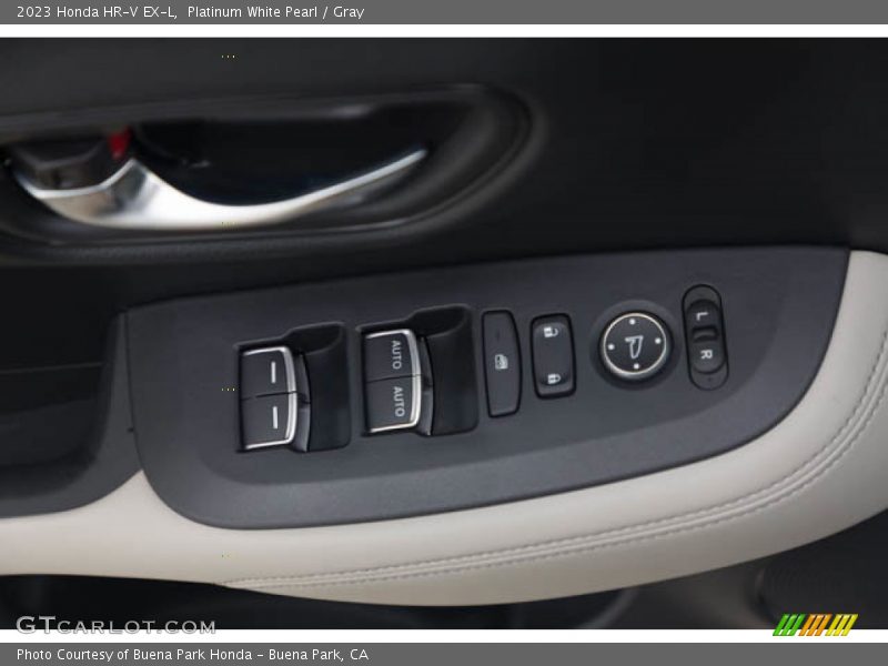 Platinum White Pearl / Gray 2023 Honda HR-V EX-L