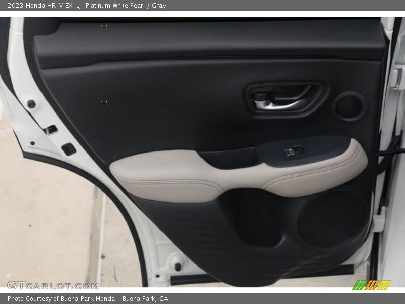 Platinum White Pearl / Gray 2023 Honda HR-V EX-L