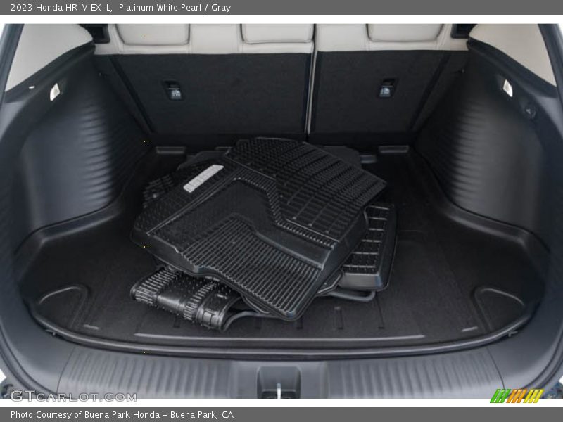Platinum White Pearl / Gray 2023 Honda HR-V EX-L