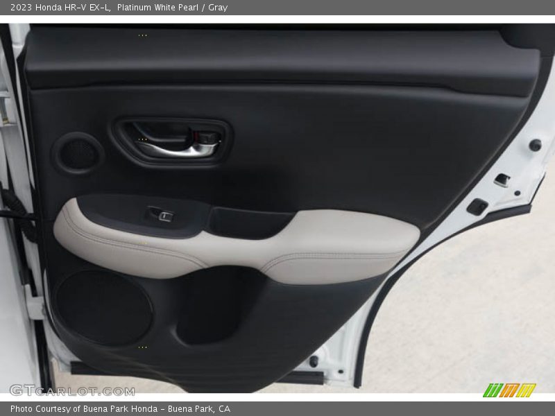Platinum White Pearl / Gray 2023 Honda HR-V EX-L