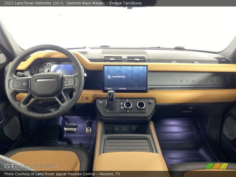 Santorini Black Metallic / Vintage Tan/Ebony 2023 Land Rover Defender 130 X