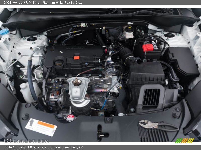 Platinum White Pearl / Gray 2023 Honda HR-V EX-L