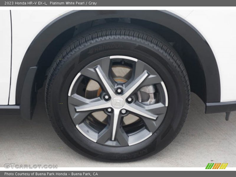 Platinum White Pearl / Gray 2023 Honda HR-V EX-L