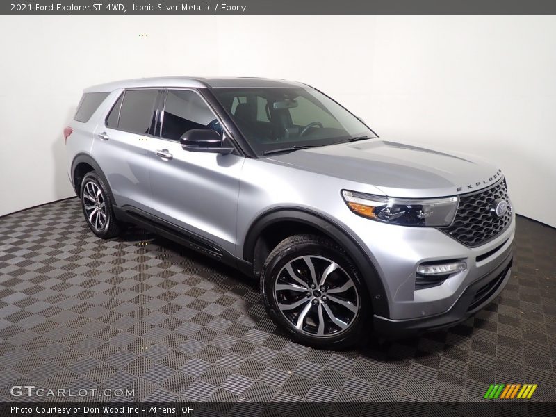 Iconic Silver Metallic / Ebony 2021 Ford Explorer ST 4WD