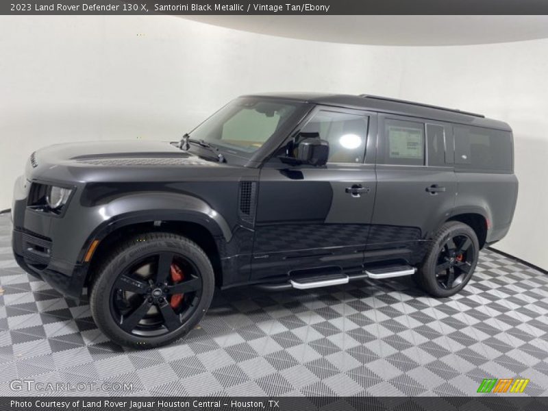 Santorini Black Metallic / Vintage Tan/Ebony 2023 Land Rover Defender 130 X