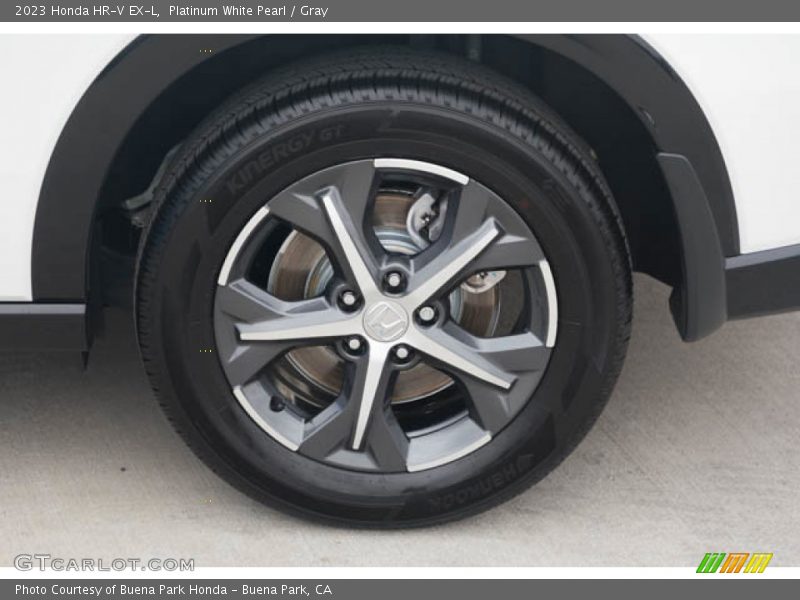 Platinum White Pearl / Gray 2023 Honda HR-V EX-L