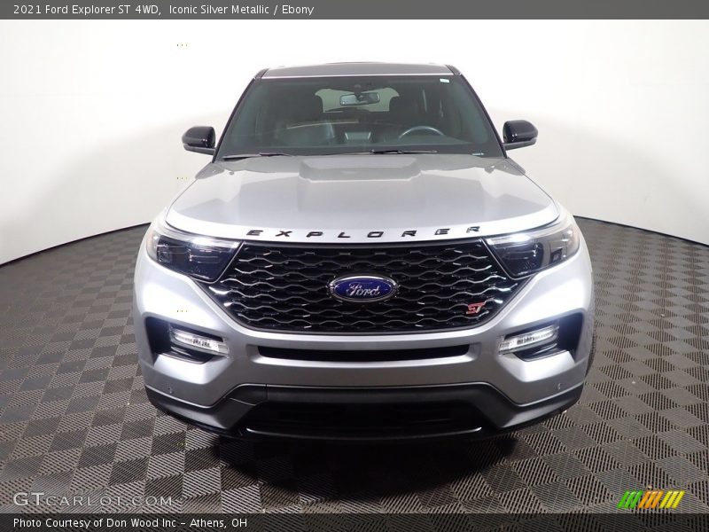 Iconic Silver Metallic / Ebony 2021 Ford Explorer ST 4WD