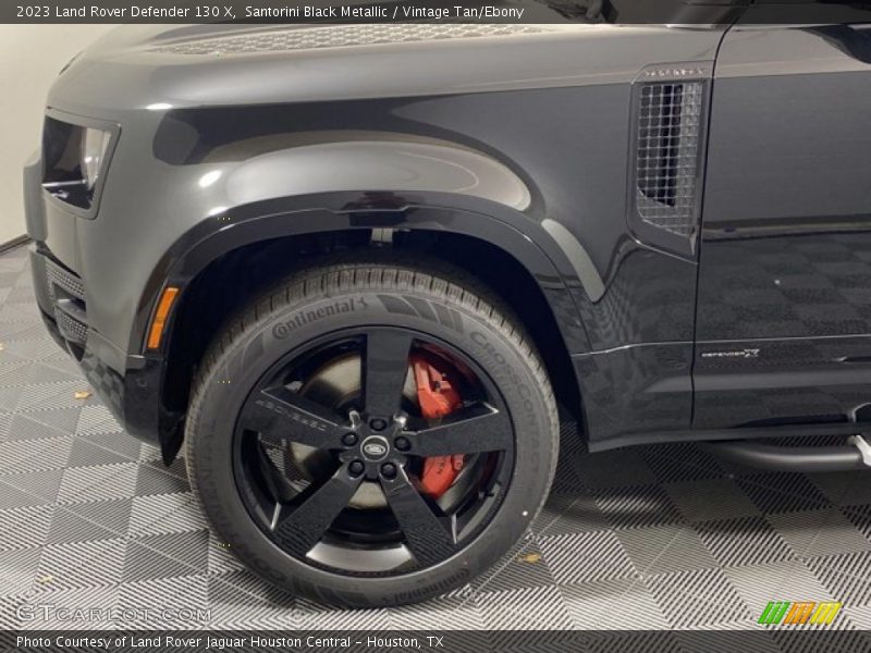 Santorini Black Metallic / Vintage Tan/Ebony 2023 Land Rover Defender 130 X