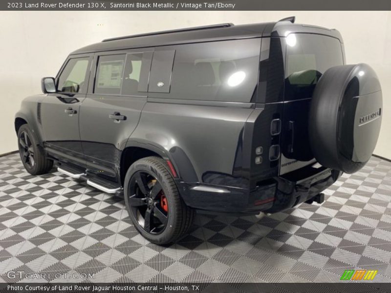 Santorini Black Metallic / Vintage Tan/Ebony 2023 Land Rover Defender 130 X