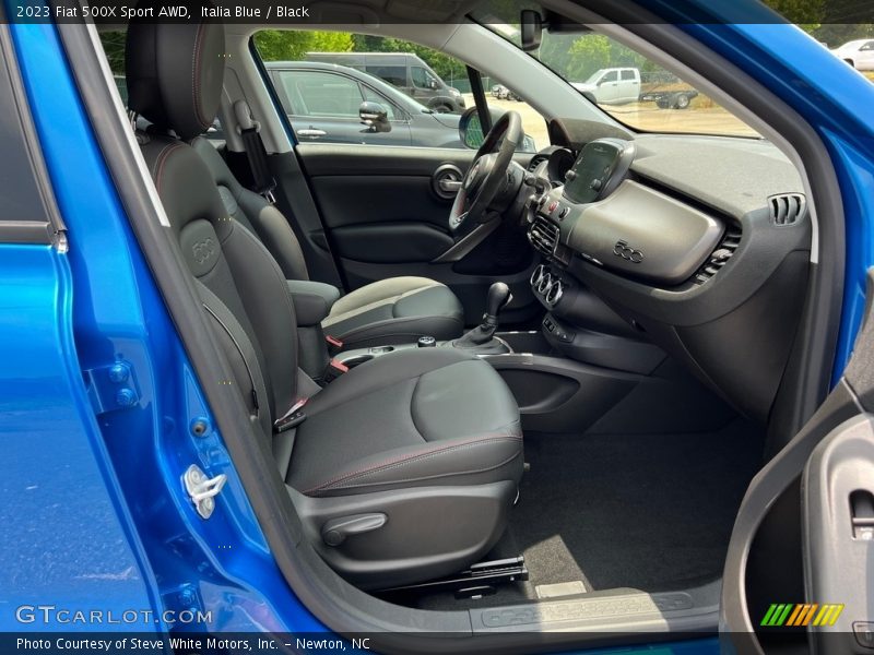 Front Seat of 2023 500X Sport AWD