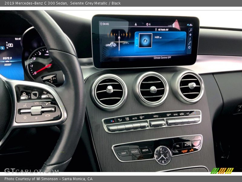 Selenite Grey Metallic / Black 2019 Mercedes-Benz C 300 Sedan