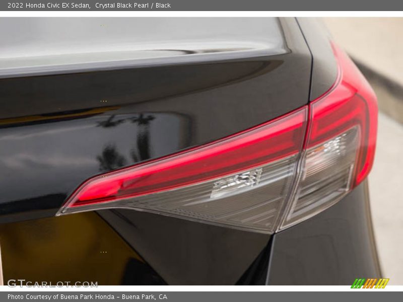Crystal Black Pearl / Black 2022 Honda Civic EX Sedan