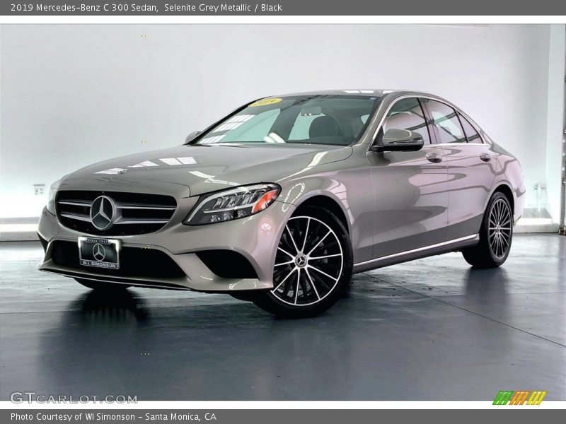 Selenite Grey Metallic / Black 2019 Mercedes-Benz C 300 Sedan
