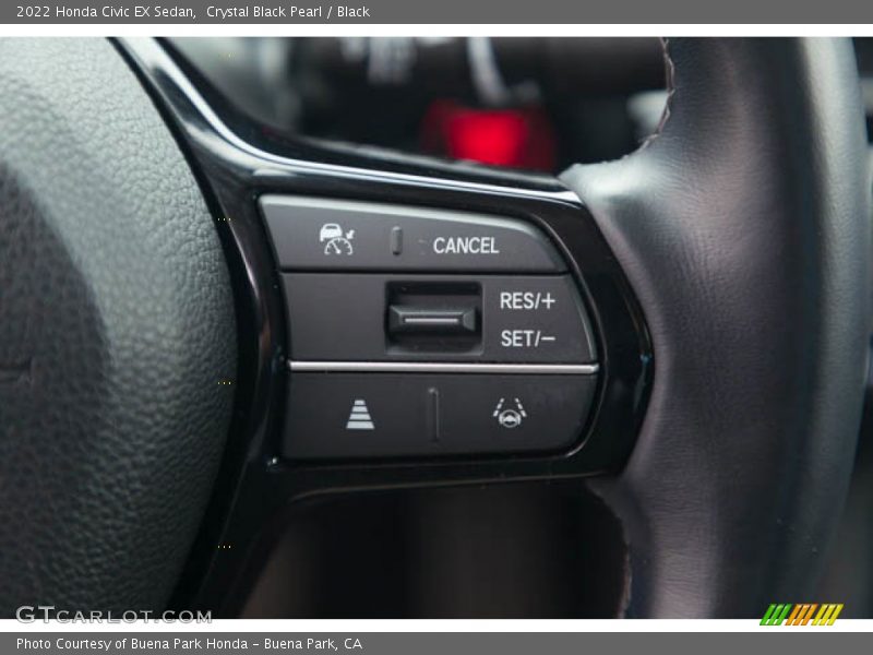 Crystal Black Pearl / Black 2022 Honda Civic EX Sedan