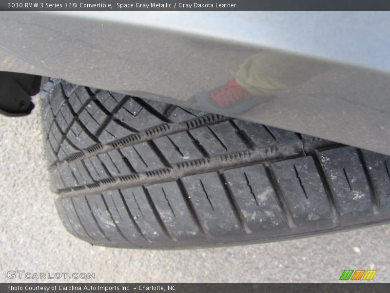 Space Gray Metallic / Gray Dakota Leather 2010 BMW 3 Series 328i Convertible