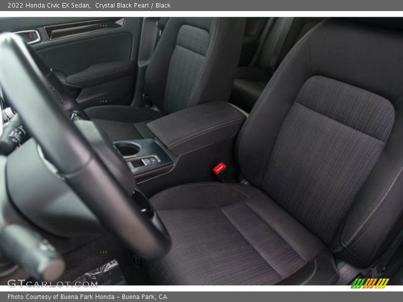 Crystal Black Pearl / Black 2022 Honda Civic EX Sedan