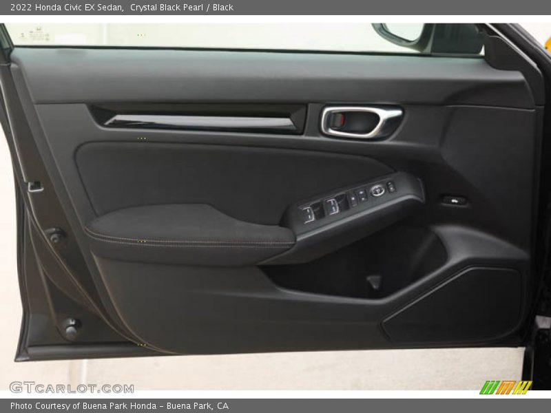 Crystal Black Pearl / Black 2022 Honda Civic EX Sedan