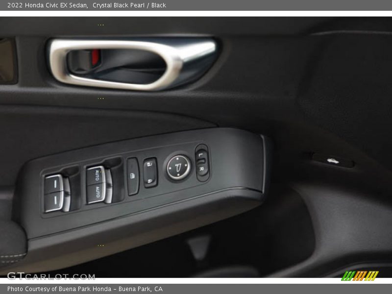 Crystal Black Pearl / Black 2022 Honda Civic EX Sedan