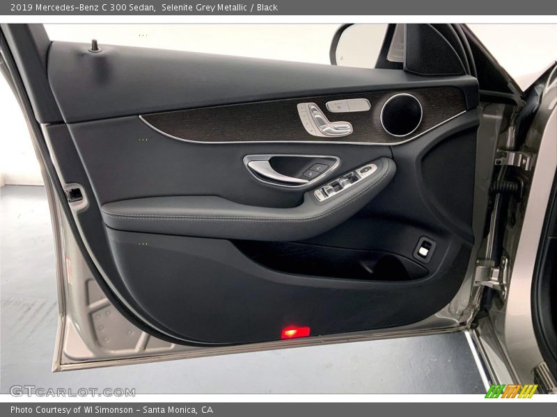Selenite Grey Metallic / Black 2019 Mercedes-Benz C 300 Sedan