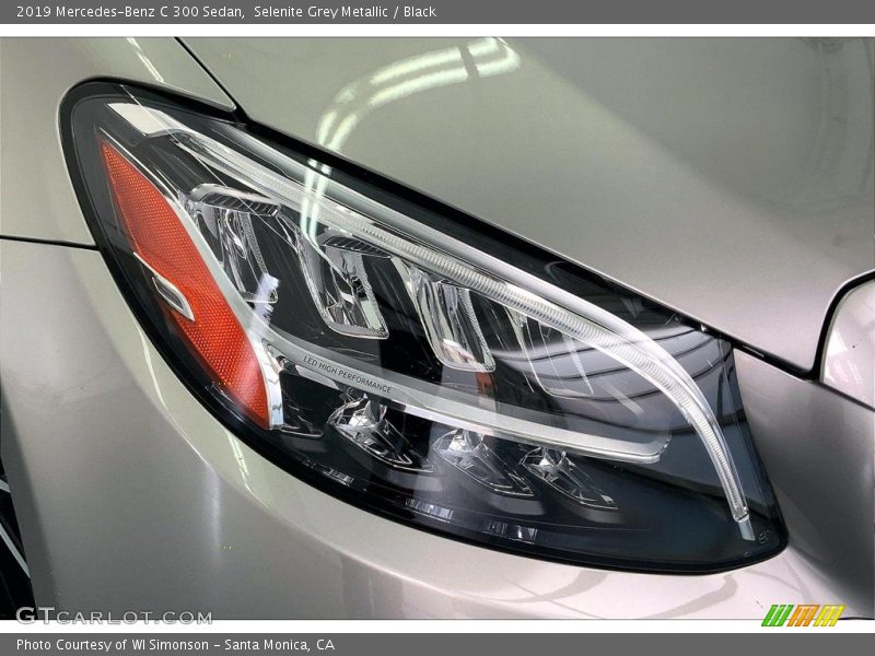 Selenite Grey Metallic / Black 2019 Mercedes-Benz C 300 Sedan