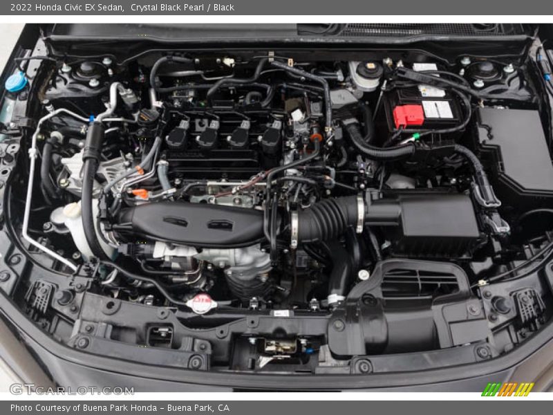 Crystal Black Pearl / Black 2022 Honda Civic EX Sedan