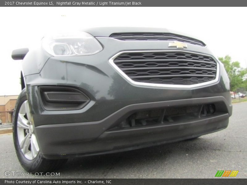 Nightfall Gray Metallic / Light Titanium/Jet Black 2017 Chevrolet Equinox LS