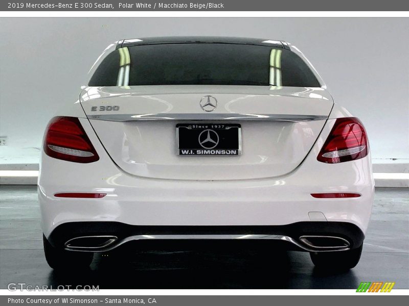 Polar White / Macchiato Beige/Black 2019 Mercedes-Benz E 300 Sedan