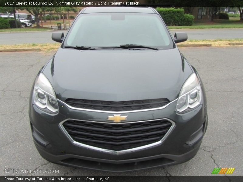 Nightfall Gray Metallic / Light Titanium/Jet Black 2017 Chevrolet Equinox LS