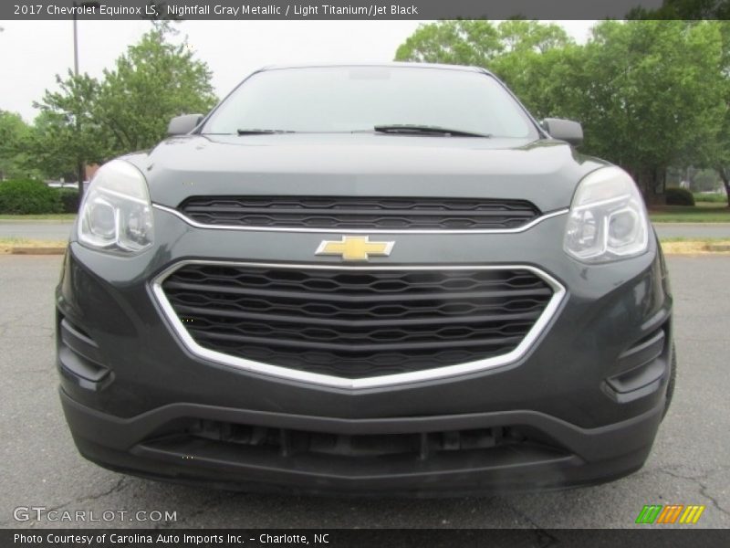 Nightfall Gray Metallic / Light Titanium/Jet Black 2017 Chevrolet Equinox LS