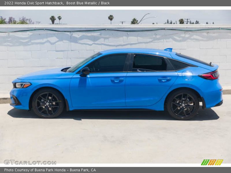  2022 Civic Sport Hatchback Boost Blue Metallic