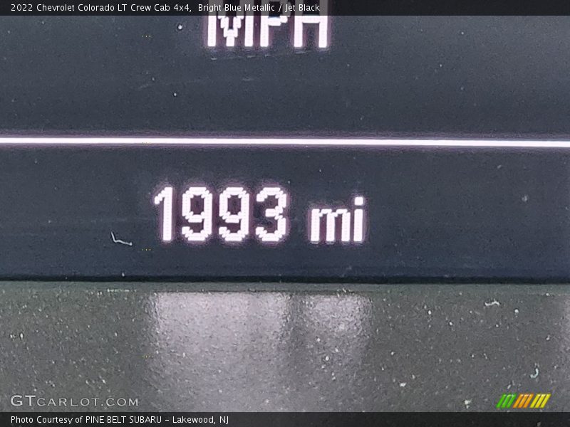 Bright Blue Metallic / Jet Black 2022 Chevrolet Colorado LT Crew Cab 4x4
