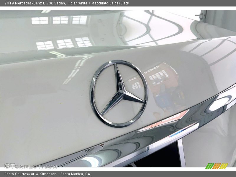 Polar White / Macchiato Beige/Black 2019 Mercedes-Benz E 300 Sedan