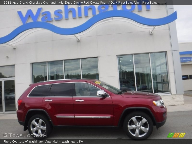 Deep Cherry Red Crystal Pearl / Dark Frost Beige/Light Frost Beige 2012 Jeep Grand Cherokee Overland 4x4