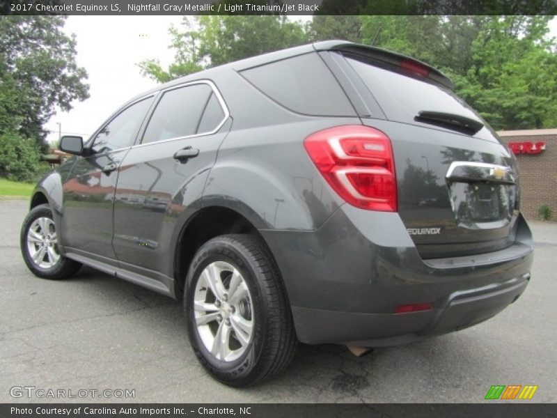 Nightfall Gray Metallic / Light Titanium/Jet Black 2017 Chevrolet Equinox LS